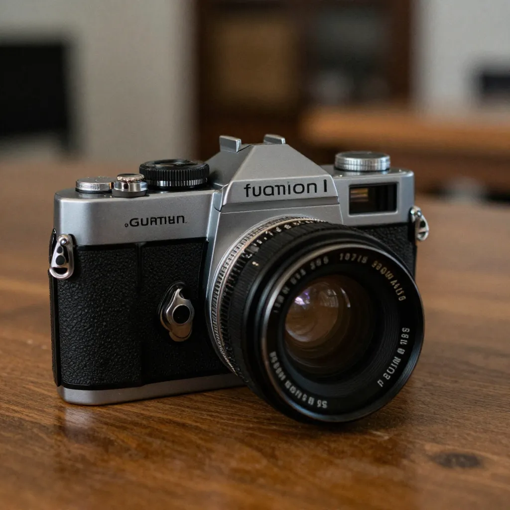 Film photography camera setup